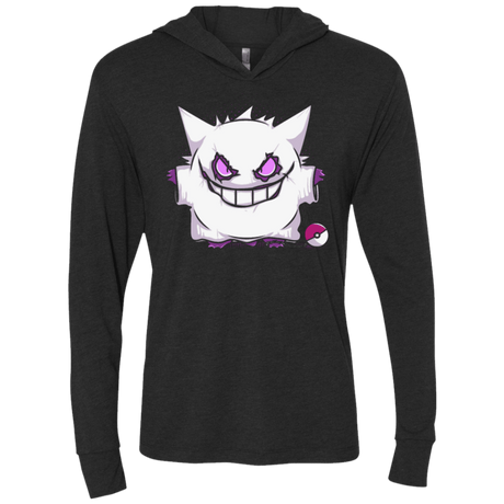 T-Shirts Vintage Black / X-Small SHADOW GHOST Triblend Long Sleeve Hoodie Tee