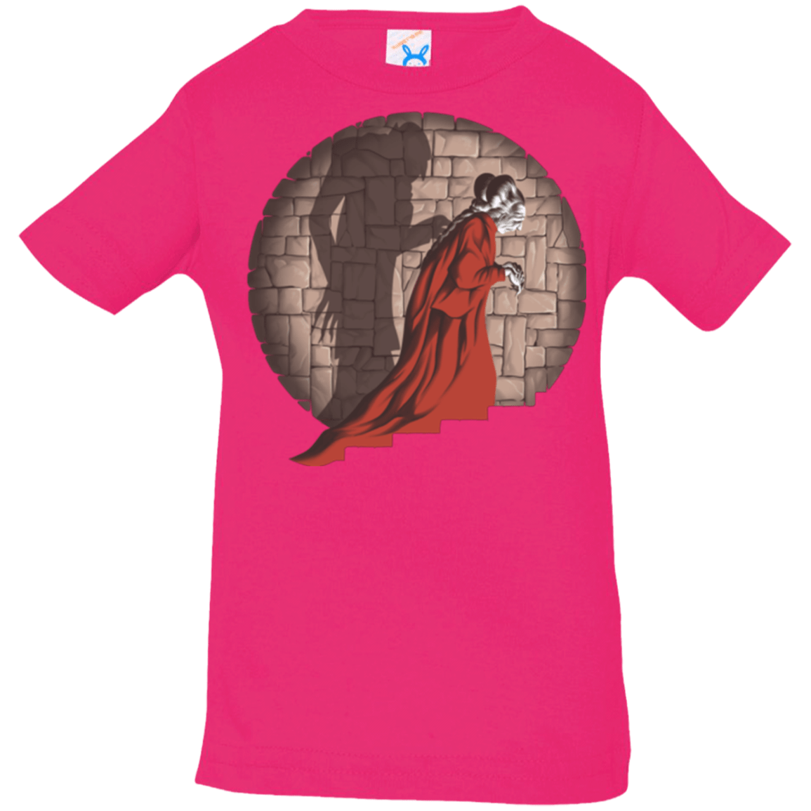 T-Shirts Hot Pink / 6 Months Shadow Mismatch Infant PremiumT-Shirt