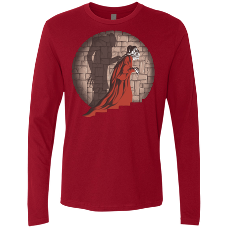 T-Shirts Cardinal / Small Shadow Mismatch Men's Premium Long Sleeve