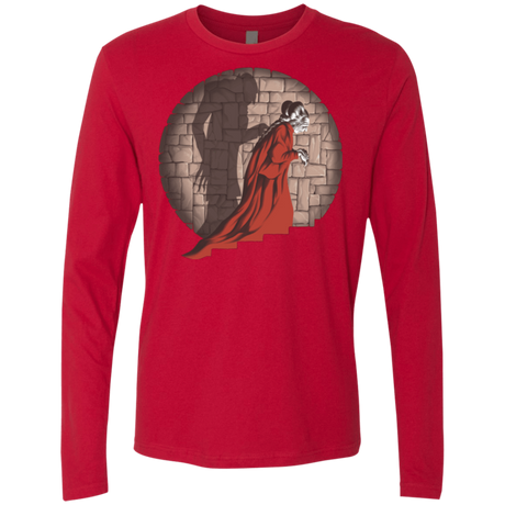 T-Shirts Red / Small Shadow Mismatch Men's Premium Long Sleeve