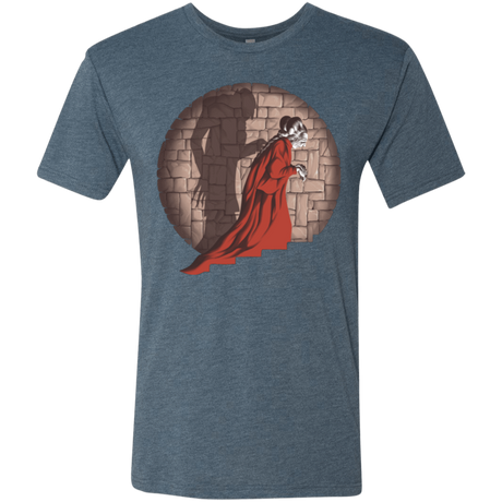 T-Shirts Indigo / Small Shadow Mismatch Men's Triblend T-Shirt