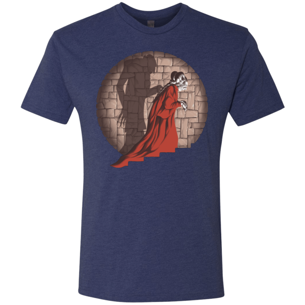 T-Shirts Vintage Navy / Small Shadow Mismatch Men's Triblend T-Shirt