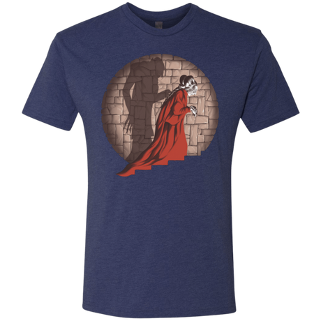 T-Shirts Vintage Navy / Small Shadow Mismatch Men's Triblend T-Shirt