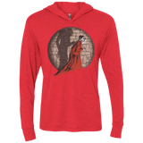 T-Shirts Vintage Red / X-Small Shadow Mismatch Triblend Long Sleeve Hoodie Tee