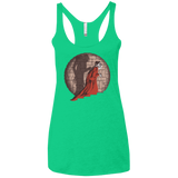 T-Shirts Envy / X-Small Shadow Mismatch Women's Triblend Racerback Tank