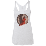 T-Shirts Heather White / X-Small Shadow Mismatch Women's Triblend Racerback Tank