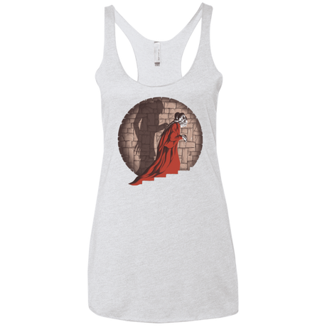 T-Shirts Heather White / X-Small Shadow Mismatch Women's Triblend Racerback Tank