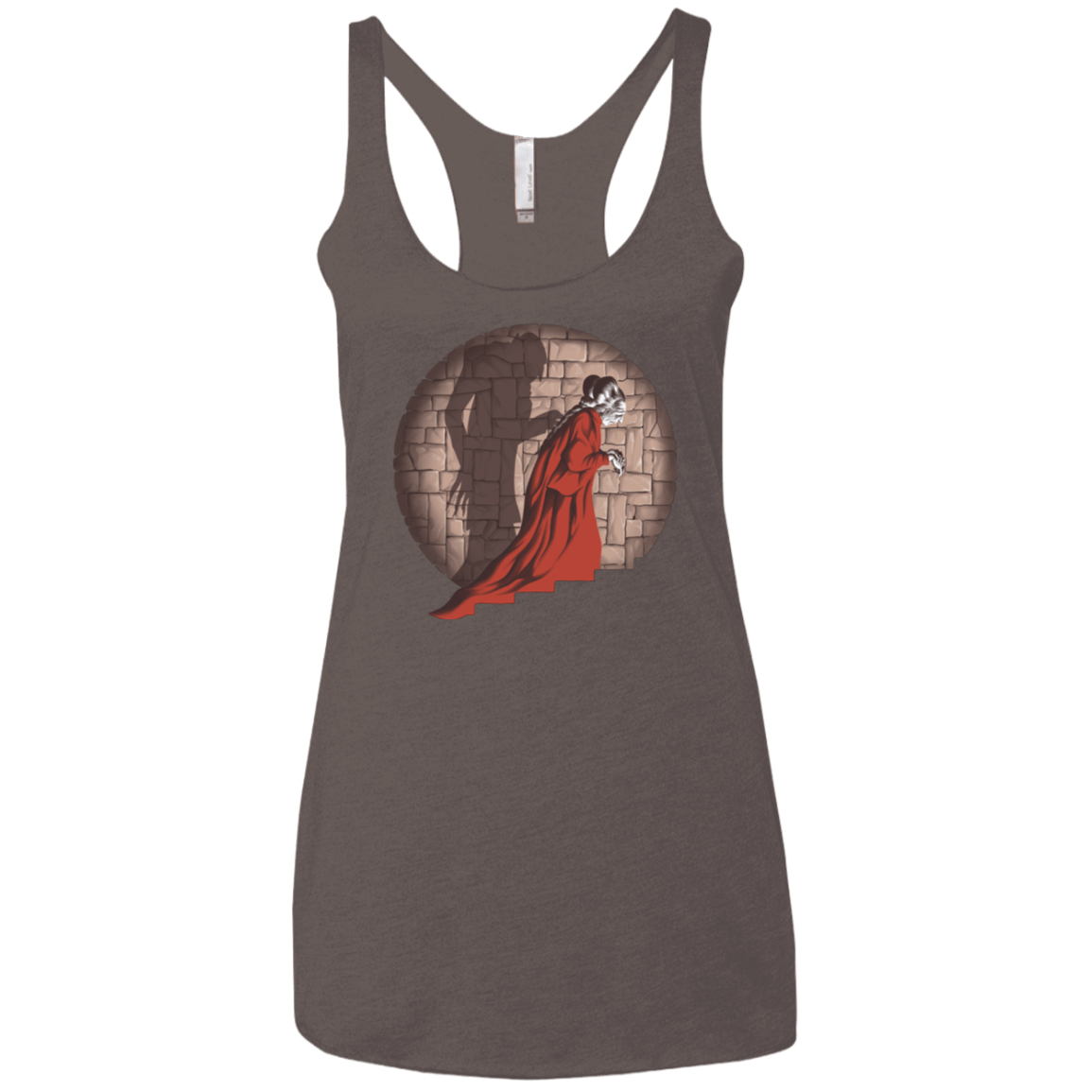 T-Shirts Macchiato / X-Small Shadow Mismatch Women's Triblend Racerback Tank