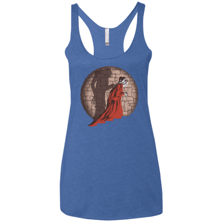 T-Shirts Vintage Royal / X-Small Shadow Mismatch Women's Triblend Racerback Tank