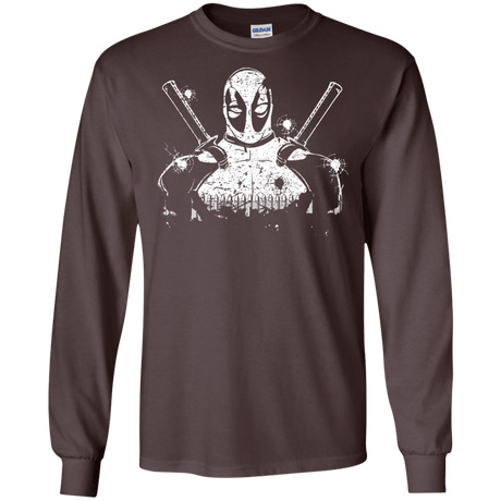 T-Shirts Dark Chocolate / S Shadow of Mercenary Men's Long Sleeve T-Shirt