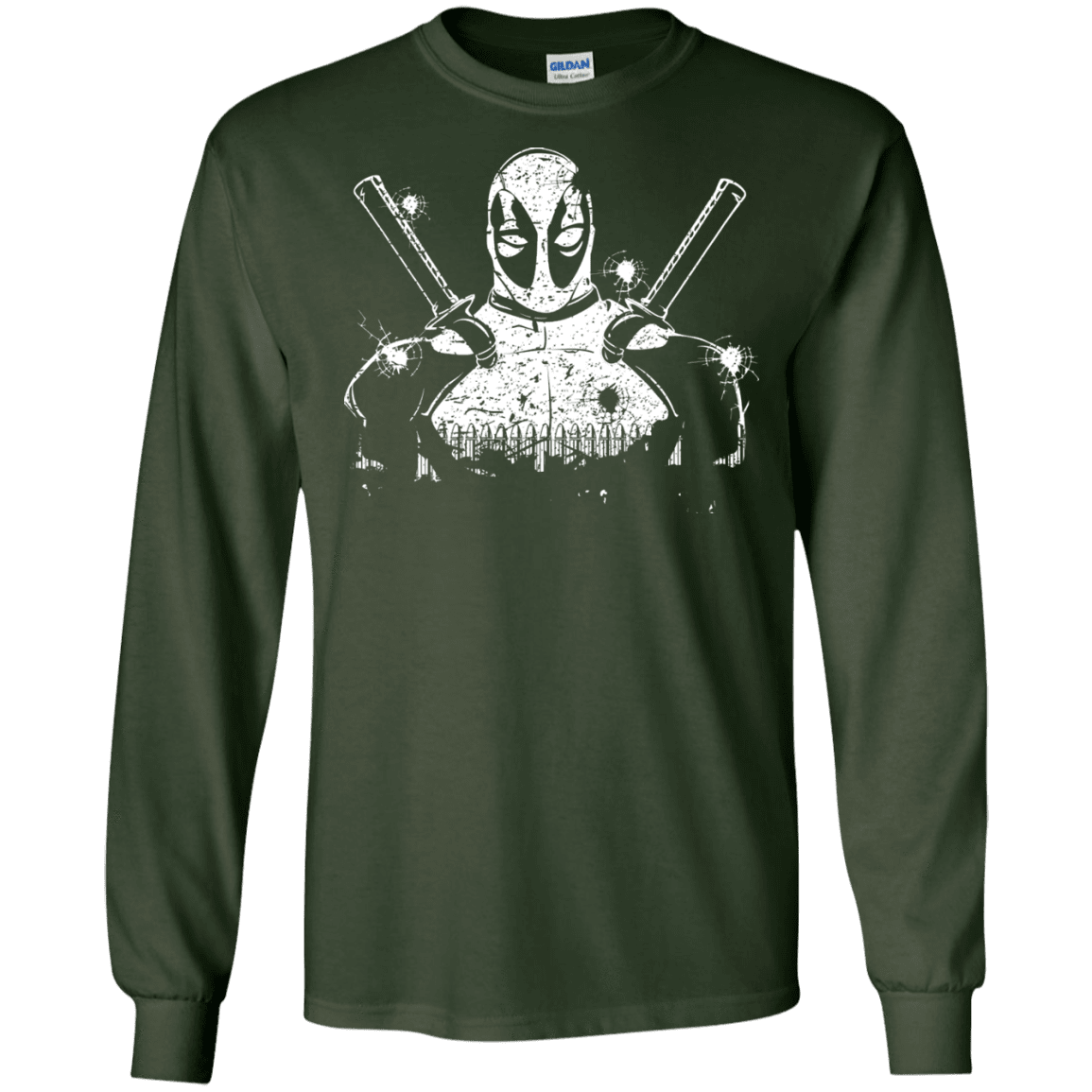 T-Shirts Forest Green / S Shadow of Mercenary Men's Long Sleeve T-Shirt