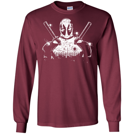 T-Shirts Maroon / S Shadow of Mercenary Men's Long Sleeve T-Shirt