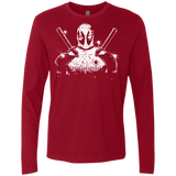 T-Shirts Cardinal / S Shadow of Mercenary Men's Premium Long Sleeve