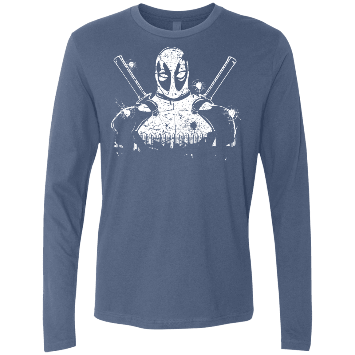 T-Shirts Indigo / S Shadow of Mercenary Men's Premium Long Sleeve