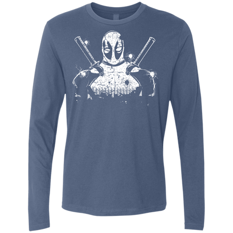 T-Shirts Indigo / S Shadow of Mercenary Men's Premium Long Sleeve