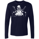 T-Shirts Midnight Navy / S Shadow of Mercenary Men's Premium Long Sleeve