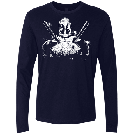 T-Shirts Midnight Navy / S Shadow of Mercenary Men's Premium Long Sleeve
