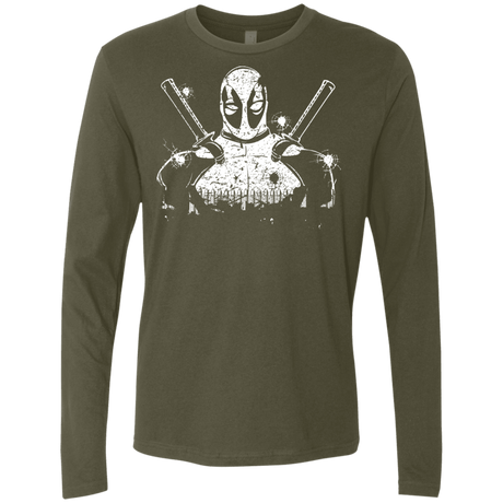 T-Shirts Military Green / S Shadow of Mercenary Men's Premium Long Sleeve
