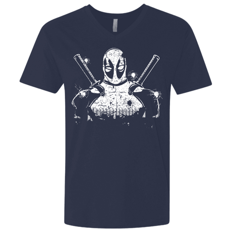 T-Shirts Midnight Navy / X-Small Shadow of Mercenary Men's Premium V-Neck