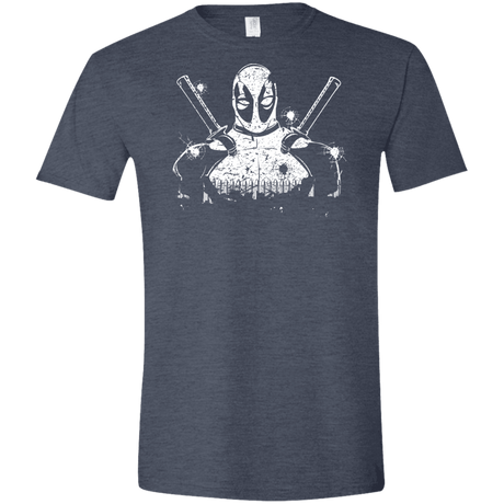 T-Shirts Heather Navy / S Shadow of Mercenary Men's Semi-Fitted Softstyle