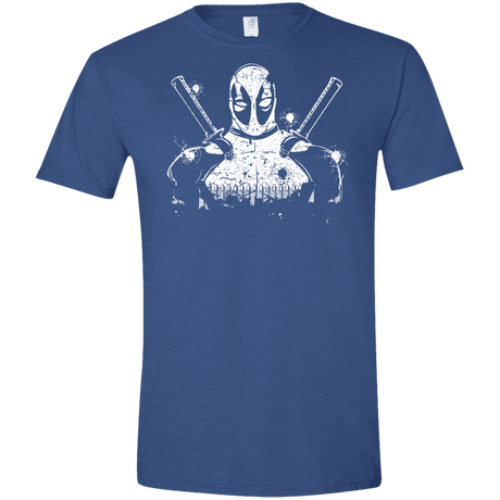 T-Shirts Heather Royal / X-Small Shadow of Mercenary Men's Semi-Fitted Softstyle