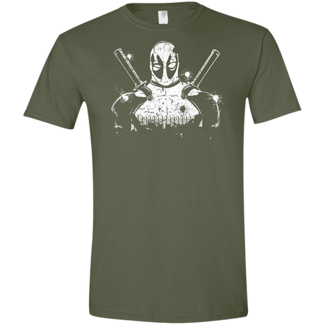 T-Shirts Military Green / S Shadow of Mercenary Men's Semi-Fitted Softstyle