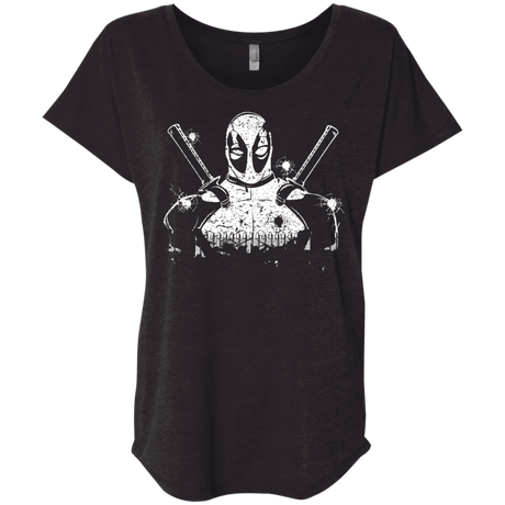 T-Shirts Vintage Black / X-Small Shadow of Mercenary Triblend Dolman Sleeve