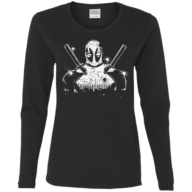 T-Shirts Black / S Shadow of Mercenary Women's Long Sleeve T-Shirt