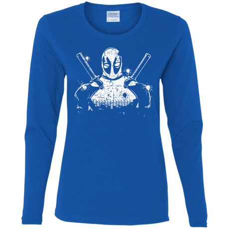 T-Shirts Royal / S Shadow of Mercenary Women's Long Sleeve T-Shirt