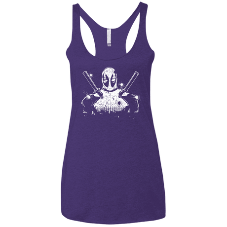 T-Shirts Purple Rush / X-Small Shadow of Mercenary Women's Triblend Racerback Tank