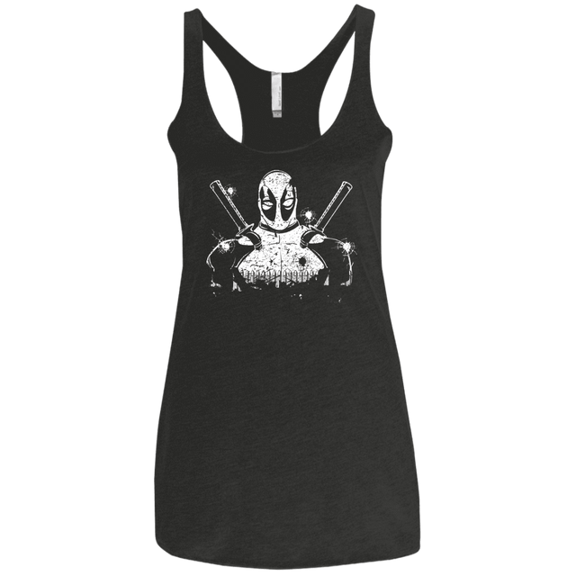 T-Shirts Vintage Black / X-Small Shadow of Mercenary Women's Triblend Racerback Tank