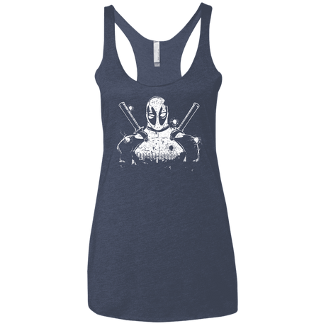 T-Shirts Vintage Navy / X-Small Shadow of Mercenary Women's Triblend Racerback Tank