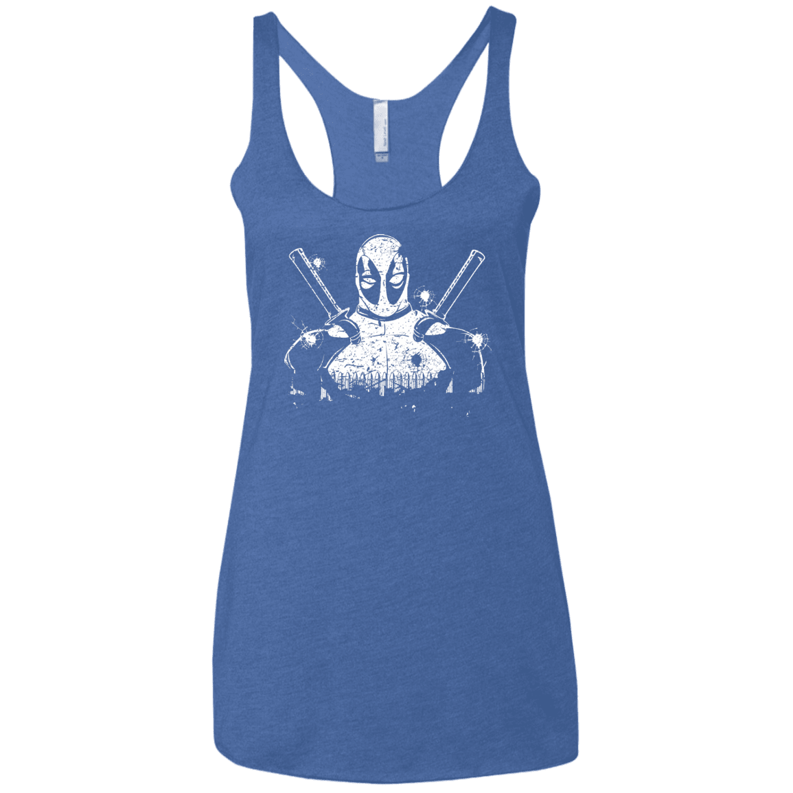 T-Shirts Vintage Royal / X-Small Shadow of Mercenary Women's Triblend Racerback Tank