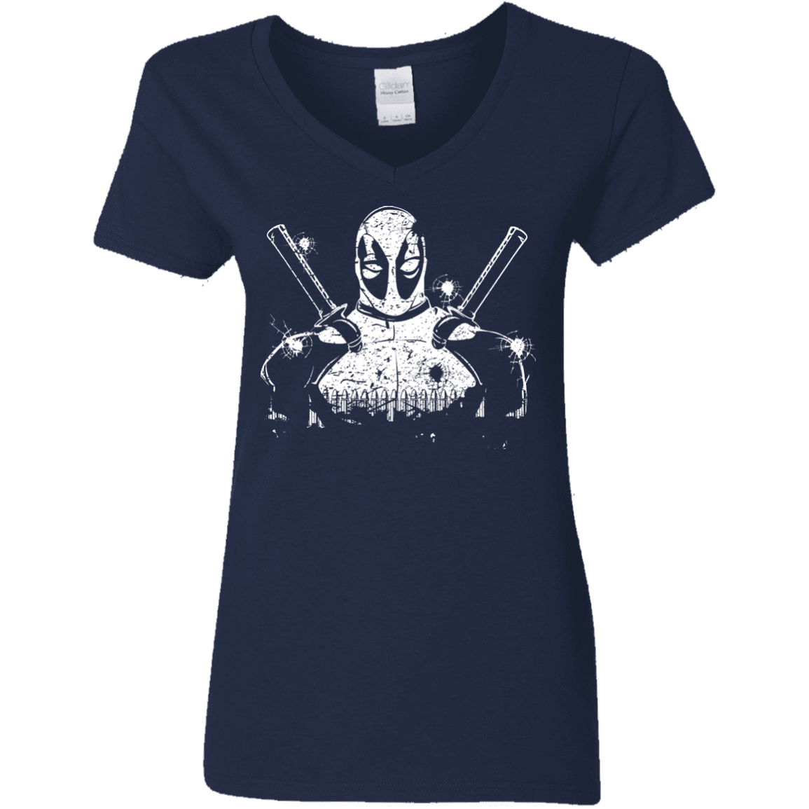 T-Shirts Navy / S Shadow of Mercenary Women's V-Neck T-Shirt