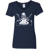 T-Shirts Navy / S Shadow of Mercenary Women's V-Neck T-Shirt