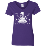 T-Shirts Purple / S Shadow of Mercenary Women's V-Neck T-Shirt