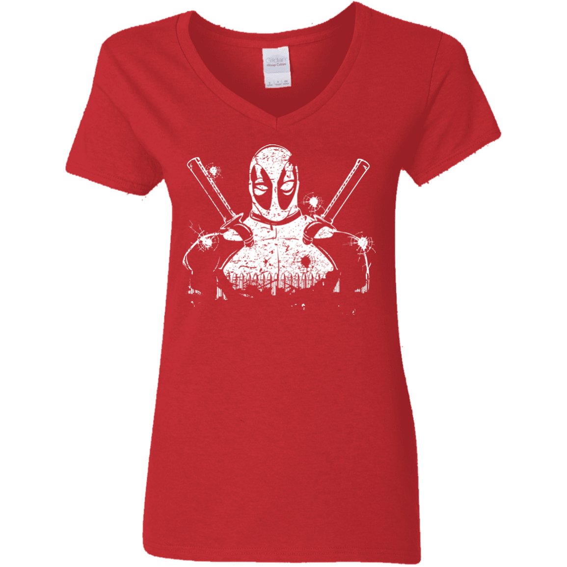 T-Shirts Red / S Shadow of Mercenary Women's V-Neck T-Shirt