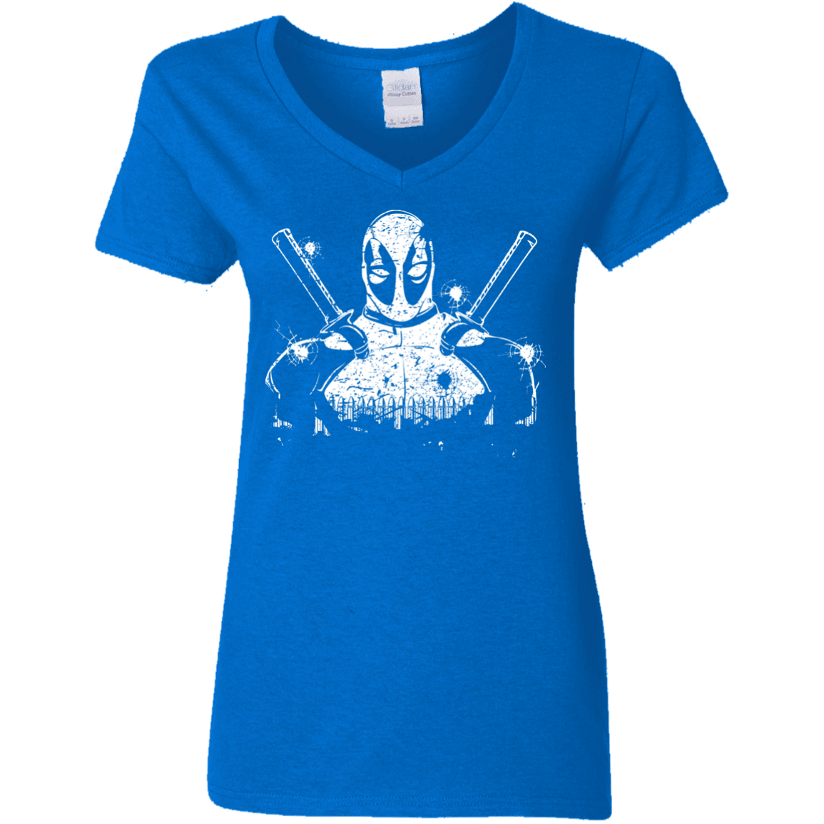 T-Shirts Royal / S Shadow of Mercenary Women's V-Neck T-Shirt