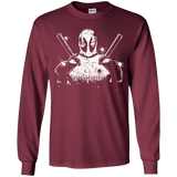 T-Shirts Maroon / YS Shadow of Mercenary Youth Long Sleeve T-Shirt