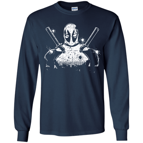 T-Shirts Navy / YS Shadow of Mercenary Youth Long Sleeve T-Shirt