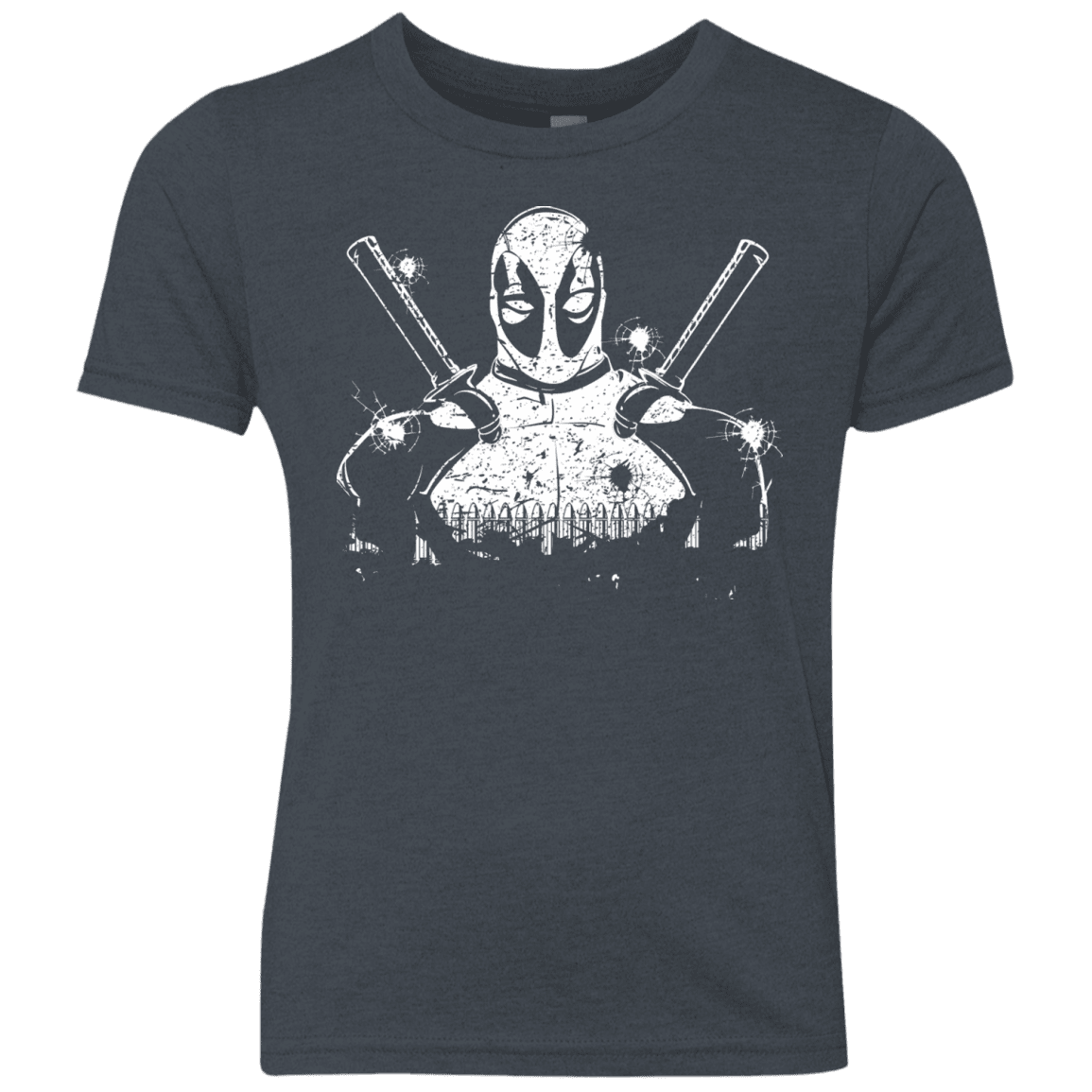 T-Shirts Vintage Navy / YXS Shadow of Mercenary Youth Triblend T-Shirt