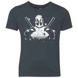 T-Shirts Vintage Navy / YXS Shadow of Mercenary Youth Triblend T-Shirt