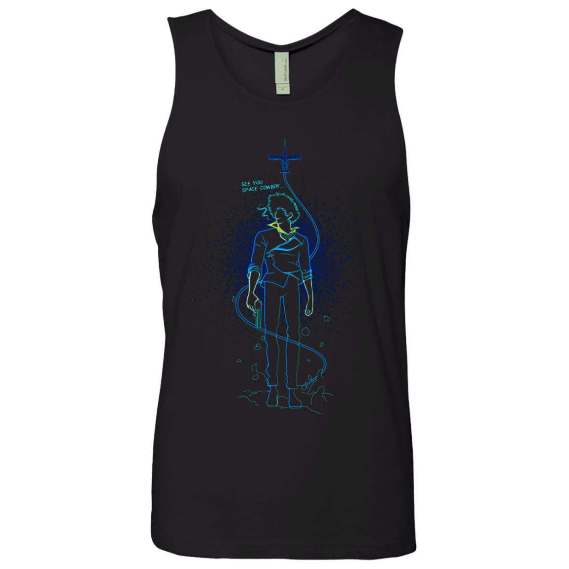 T-Shirts Black / Small Shadow of Space Cowboy Men's Premium Tank Top