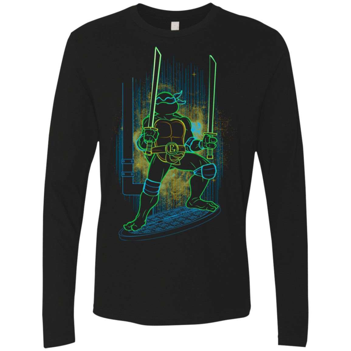 T-Shirts Black / S Shadow of the Blue Mutant Men's Premium Long Sleeve