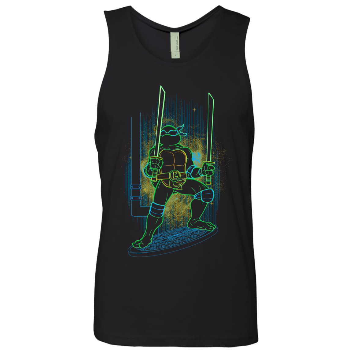 T-Shirts Black / S Shadow of the Blue Mutant Men's Premium Tank Top