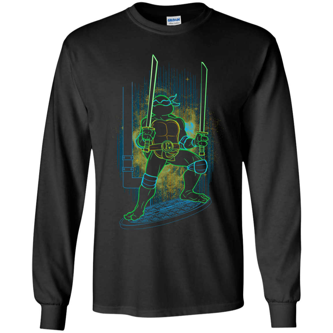 T-Shirts Black / YS Shadow of the Blue Mutant Youth Long Sleeve T-Shirt