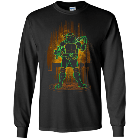 T-Shirts Black / S Shadow of the Orange Mutant Men's Long Sleeve T-Shirt