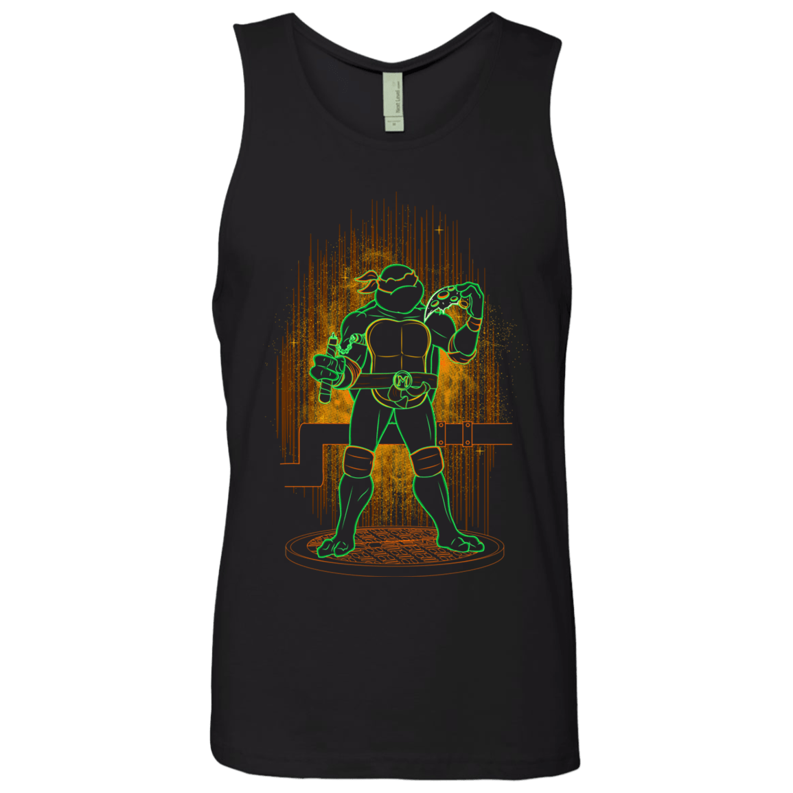T-Shirts Black / S Shadow of the Orange Mutant Men's Premium Tank Top