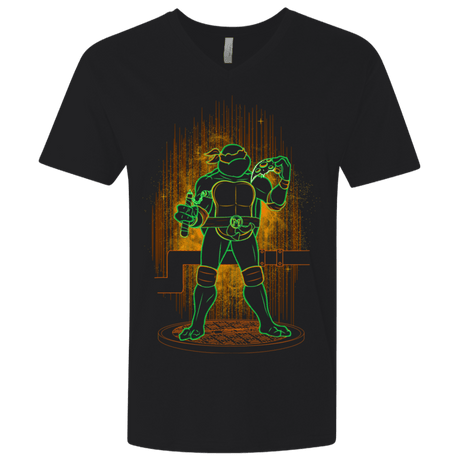 T-Shirts Black / X-Small Shadow of the Orange Mutant Men's Premium V-Neck
