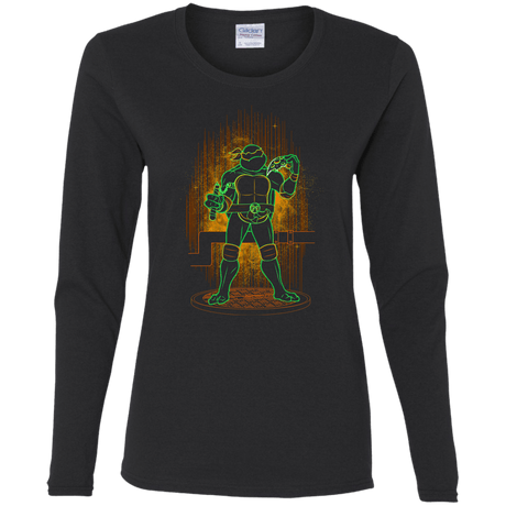 T-Shirts Black / S Shadow of the Orange Mutant Women's Long Sleeve T-Shirt